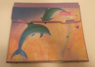 Vintage Mead Trapper Keeper Notebook Binder 1992 Dolphins