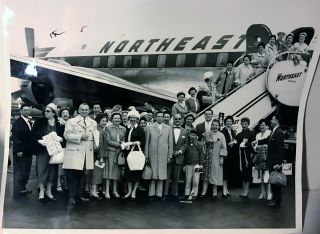 Vintage 1960 ' s Northeast Airlines Promotional 8 x 10 