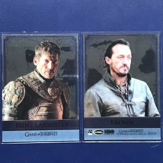 Game Of Thrones Inflexions Relationship Card Rm20 Jaime Lannister And Bronn
