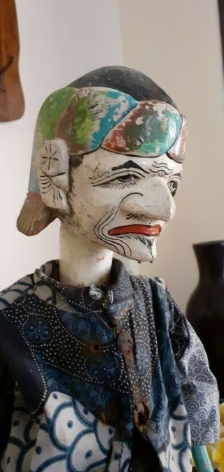 Antique Indonesian Wayang Golek dolls carvedGolek 