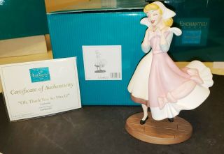 Wdcc Cinderella: “oh,  Thank You So Much ” 1234622 W/coa
