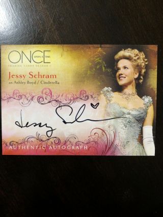 Jessy Schram As Cinderella Once Upon A Time Season 1 Autograph Card Auto A9