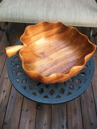 Large Hawaian Bowl Koa Wood Blair