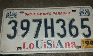 Louisiana Sportsman License Plate