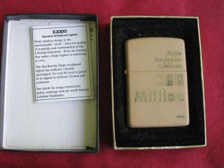 Zippo Lighter 1996 Employees Celebrate 300 Million Nmib