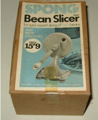 Vintage Retro 1960s Spong Bean Slicer - Cool Vintage Kitchenalia