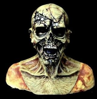Double Tap Zombie Silicone Halloween Mask By Wfx