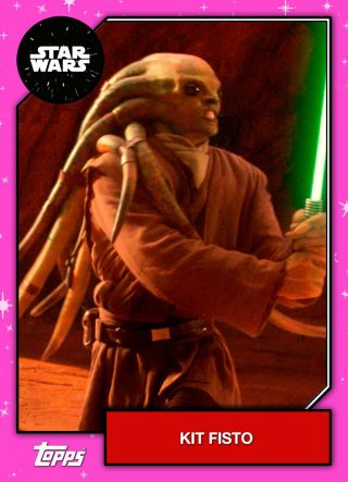 Topps Star Wars Card Trader 2019 Base Wave 2 Pink Kit Fisto [digital] 5cc