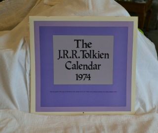 The J.  R.  R.  Tolkien Calendar 1974 With Mailer By Ballantine Books