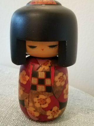 Vintage Japanese Wooden Kokeshi Doll Sosaku