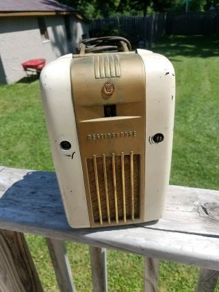 Vintage Westinghouse H - 126 Little Jewel Refrigerator Radio -