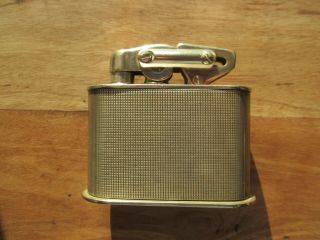 Antique Table Petrol Lighter Kw Sterling Silver 830 Signed F.  S