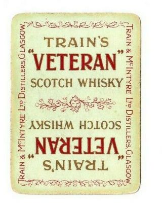 1 Wide Playing Swap Card Brewery Trains Veteran Scotch Whisky Glasgow