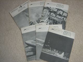 Six Imperial Airways Gazettes June Through To November 1935
