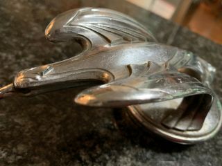 1931 - 33 CHEVY EAGLE VINTAGE HOOD ORNAMENT RADIATOR CAP MASCOT FLYING WINGED 5