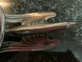 1931 - 33 CHEVY EAGLE VINTAGE HOOD ORNAMENT RADIATOR CAP MASCOT FLYING WINGED 8