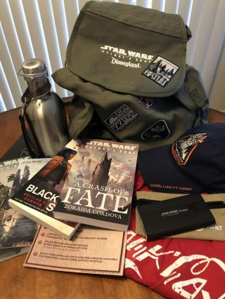 Disneyland Star Wars Galaxy’s Edge Opening Day Backpack And Assorted Gifts