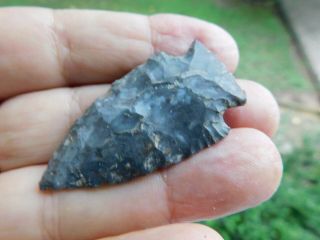 Authentic Arrowheads: Mega Thin Fluted Corner Notched Kirk,  9000 Yrs.  Bp