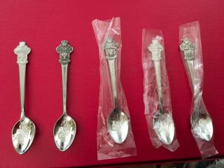 Set Of 5 Vintage Rolex Bucherer Lucerne Spoons