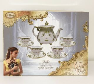 Disney Beauty And The Beast Tea Set Limited Edition