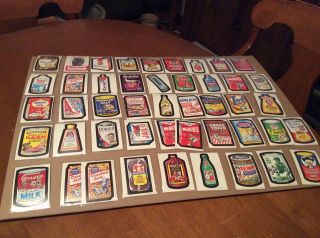 Wacky Packages 1967 Set 1 - 44.  Die Cut With 17 & 38 Variation.  Very Good To Ex.