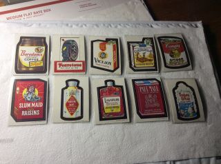 WACKY PACKAGES 1967 SET 1 - 44.  DIE CUT With 17 & 38 VARIATION.  VERY GOOD TO EX. 2