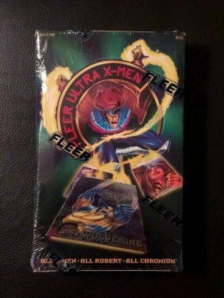 1995 Fleer Ultra X - Men All Chromium Factory Box (36 Packs)