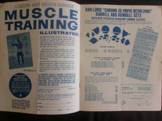 Vintage Rare Dan Lurie 1967 Mr America Contest Bodybuilding Strongman Muscle 3