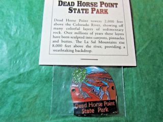 Dead Horse Point State Park Hiking Medallion Utah Travel Souvenir (h45)