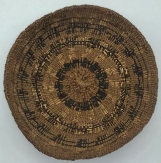 Antique Vintage Native American Indian Large Woven Fruit Wedding Flexible Basket