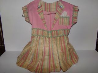Vintage Pink Clothes Pin Bag Girls Dress Sturdy