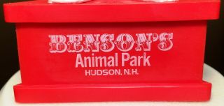Clown Smurf A Gram Benson ' s Animal Park Hudson NH Promo Peyo Schtroumpf Schlumpf 5