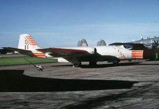 35mm Duplicate Aircraft Slide Wj975 (x) Canberra T19 100sqd Raf West Raynh