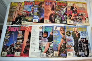 12 Easyriders 1989 Magazines Motorcycle Easy Rider Harley Davidison