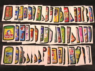 2006 Topps Wacky Packages Ans4 Series 4 Complete Base Set Of 55 Stickers Nm,