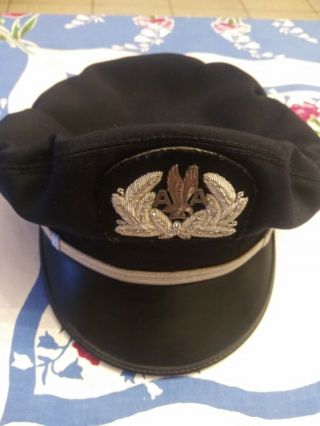 Vintage American Air Lines Pilot Captian Cap W/ Badge - Superior Uniform Cap