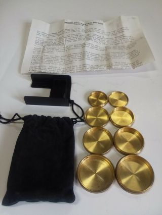 Vintage Brass Peerless Nested Boxes Professional Magic Trick