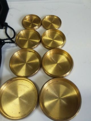 Vintage Brass Peerless Nested Boxes Professional Magic Trick 3