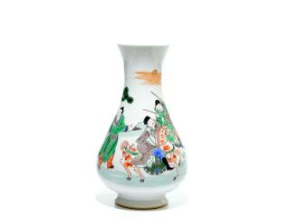 A Chinese Kangxi - Style Famille Verte Porcelain Vase 5