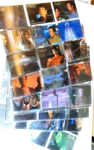 2008 Star Trek Movies In Motion Trading Card Master Set Of 72,  Cards (m - 7175 - Ap)