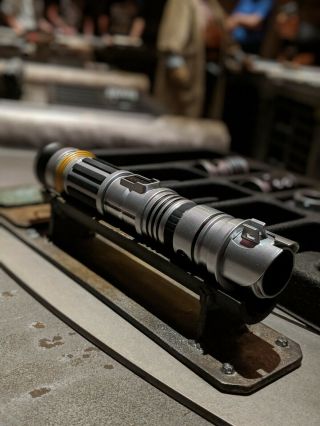 Star Wars Galaxy’s Edge Custom Built Lightsaber - Savi’s Shop With Blade/crystal