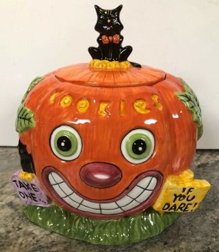9” Halloween Goofy Pumpkin Jack O 