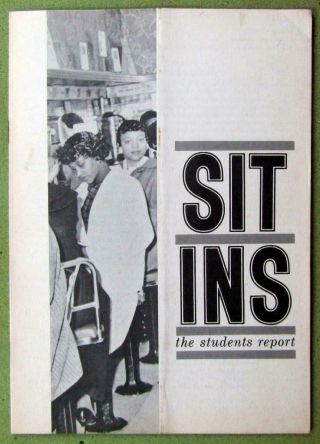 1960 Sit - Ins: The Students Report – Congress Of Racial Equality (core) Pamphlet