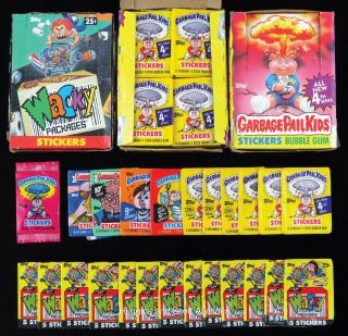 1985 - 1991 Topps Garbage Pail Kids & Wacky Packages Treasure Chest Estate Find