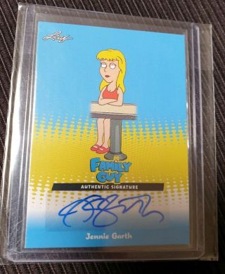 2011 Leaf Family Guy Autograph Jennie Garth Jg2