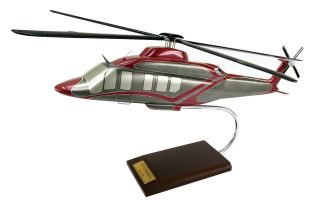 Bell 525 Relentless Medium Lift 4 Blade Helicopter Desk Display 1/30 Es Model