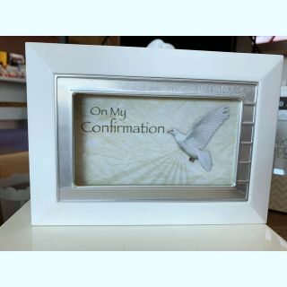 Religious Gifts " Confirmation Gift " Confirmation Keepsake Box White