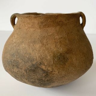 Ar Mississippian Pottery Bowl W Handles Quapaw
