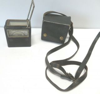Vintage Aqua Survey Instrument Magnetic Locator Dip Needle Compass