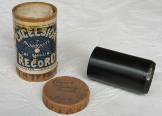 Rare Excelsior Phonograph Cylinder Record Characteristic Intermezzo Band